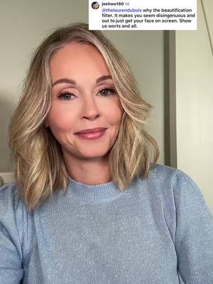 God forbid a woman use the retouch tool to make her foundation look more full coverage than it really is while discussing war crimes. 