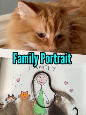 Iโve been seeing this trend a lot on social media. I donโt know who came up with the original idea but I thought it was really sweet. I think this is a super cute project for kids with pets. Would you try this? ๐๐๐ง๐ปโโ๏ธ๐ #catsoftiktok #familyportrait