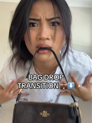 who saw the bts first? π #bagdrop #fitcheck #transition
