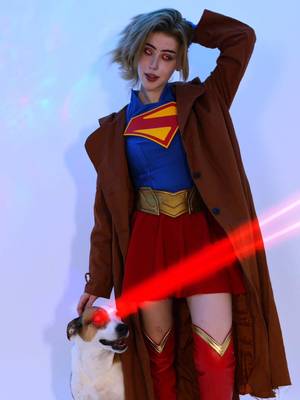 A little midnight posting bc I’m so sleepy from all the prep for Gamecon Canada 🥹#fyp#supergirl#cosplay#canada