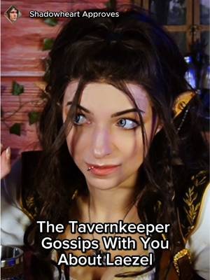 That’s probably my favourite Laezel line of all😂 she is so cute whe she’s confused with metaphors🥹 #taverncore #taverntok #tarabarkeep #bg3 #laezel