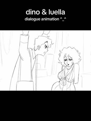 took like 3 weeks but its done!! this was for an assignment so i was only required to animate one of then hehe #dinomandelli #vivsiesocs #animation #2danimation #ghostisland #luellabrown #originalcharacter #fyp #foryou 