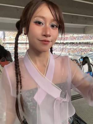 BTS concert outfit Day 1 🫶🏻🫶🏻 #bts #armybts #hanbok #btsarirang #bangtan
