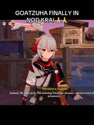 welcome back my goat ๐ฅน๐ฅน๐ฅนโค๏ธโค๏ธโค๏ธ #kaedeharakazuha #GenshinImpact
