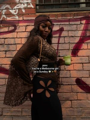 The girls that get it just get it 😌🤌🏾🤎 #matchaholic #melbournefashion #aussieblackgirls #viral #styleinspo 