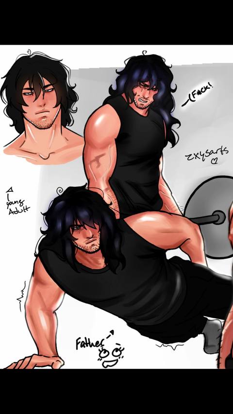 finally some good food! #AIZAWA #mha #vigilantes #fyp #art