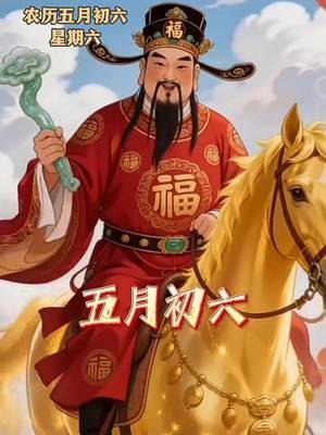 #2026年6月20日，星期六。五月初六，六六大顺。出门贵人多，进门财富多，天天都有好运气。