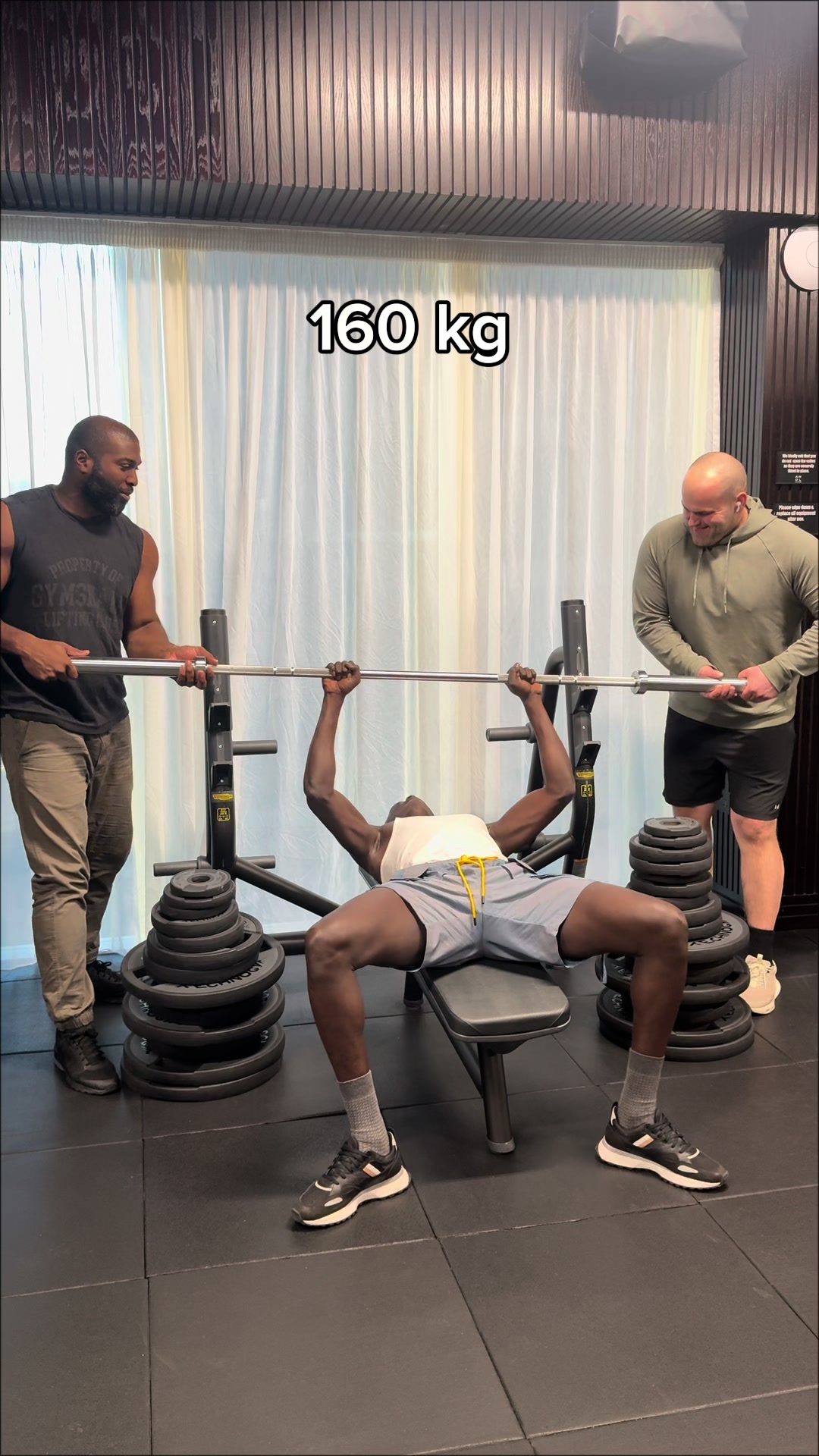 That last rep had me fighting for my life ,Appreciate the backup🏋🏾‍♂️💪🏾💪🏻#learnfromkhaby #comedy 
