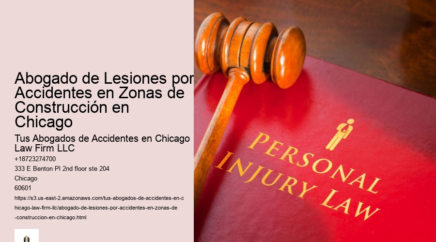 Abogado de Lesiones por Accidentes en Zonas de Construcción en Chicago
