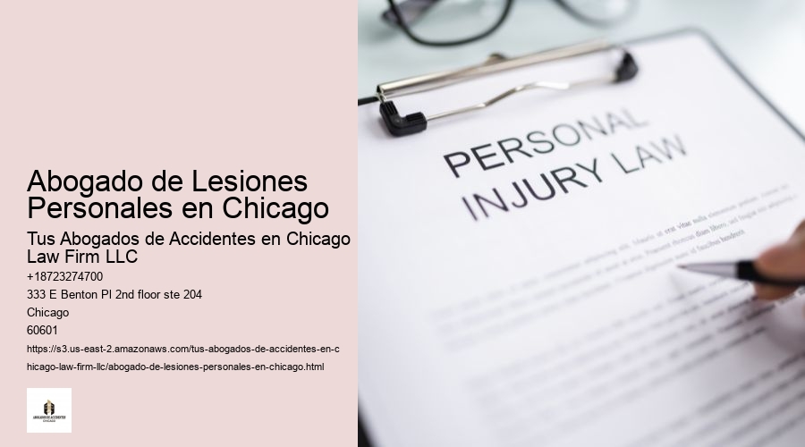 Abogado de Lesiones Personales en Chicago