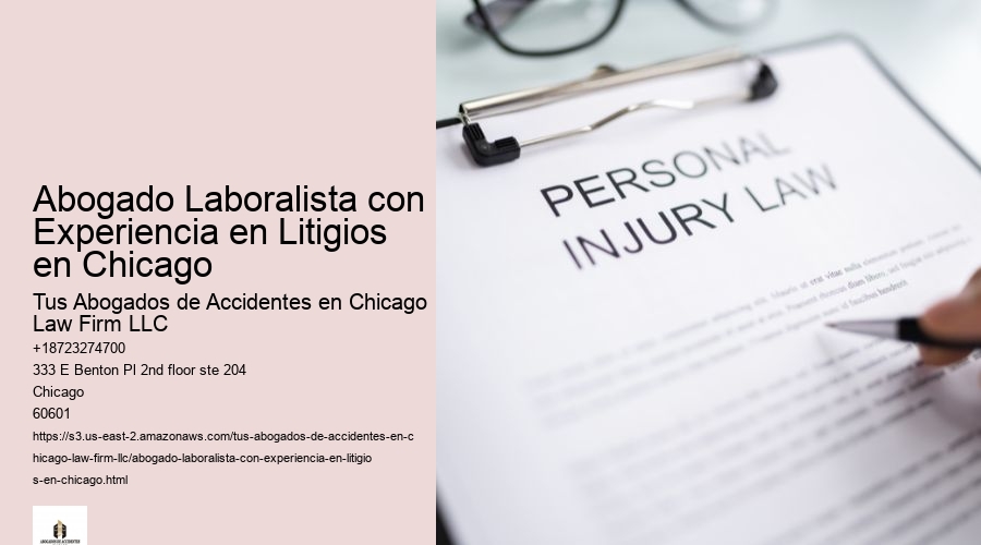 Abogado Laboralista con Experiencia en Litigios en Chicago