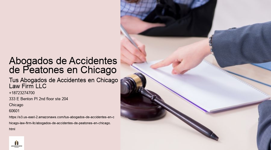 Abogados de Accidentes de Peatones en Chicago