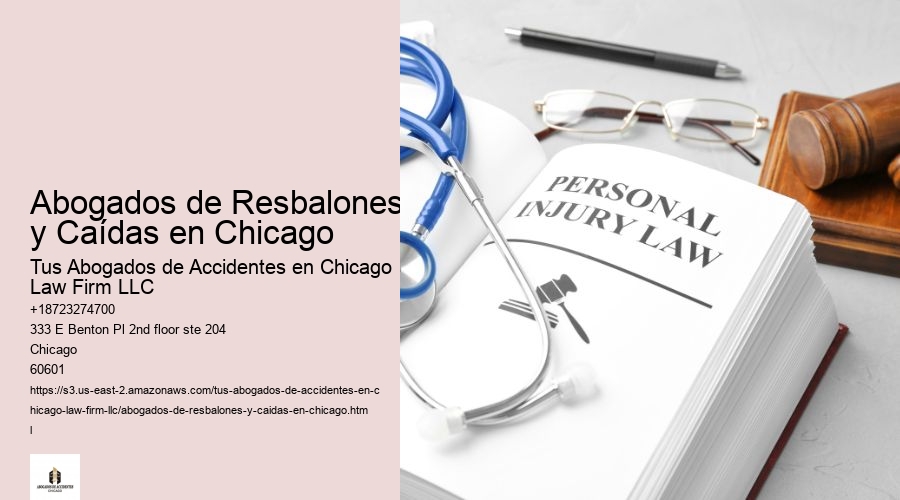 Abogados de Resbalones y Caídas en Chicago