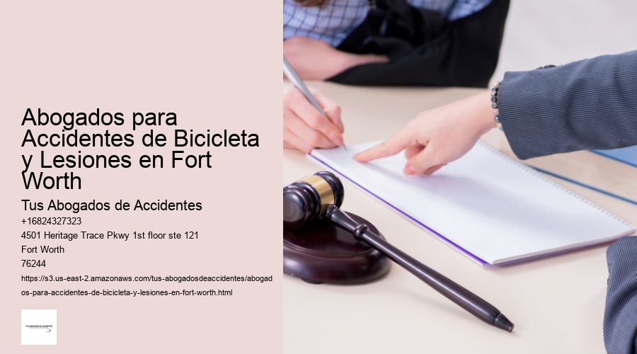 Abogados para Accidentes de Bicicleta y Lesiones en Fort Worth