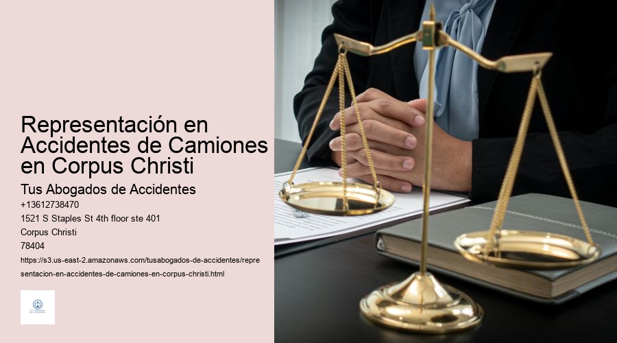 Representación en Accidentes de Camiones en Corpus Christi
