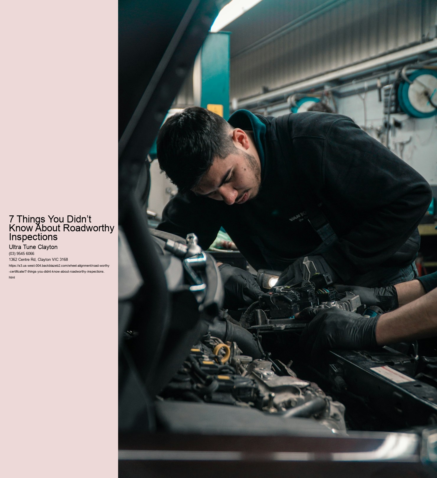 7 Things You Didn’t Know About Roadworthy Inspections