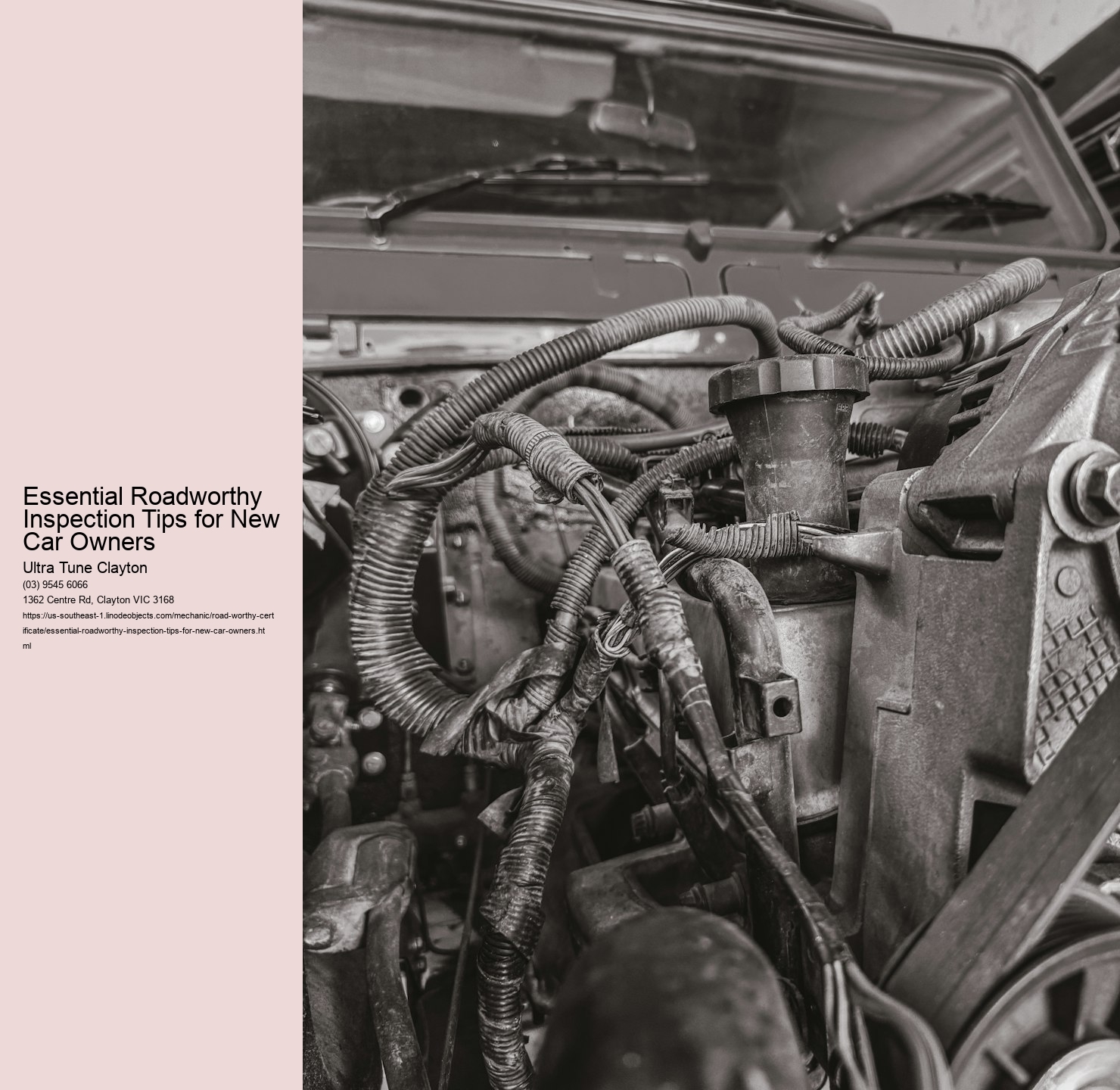 Essential Roadworthy Inspection Tips for New Car Owners