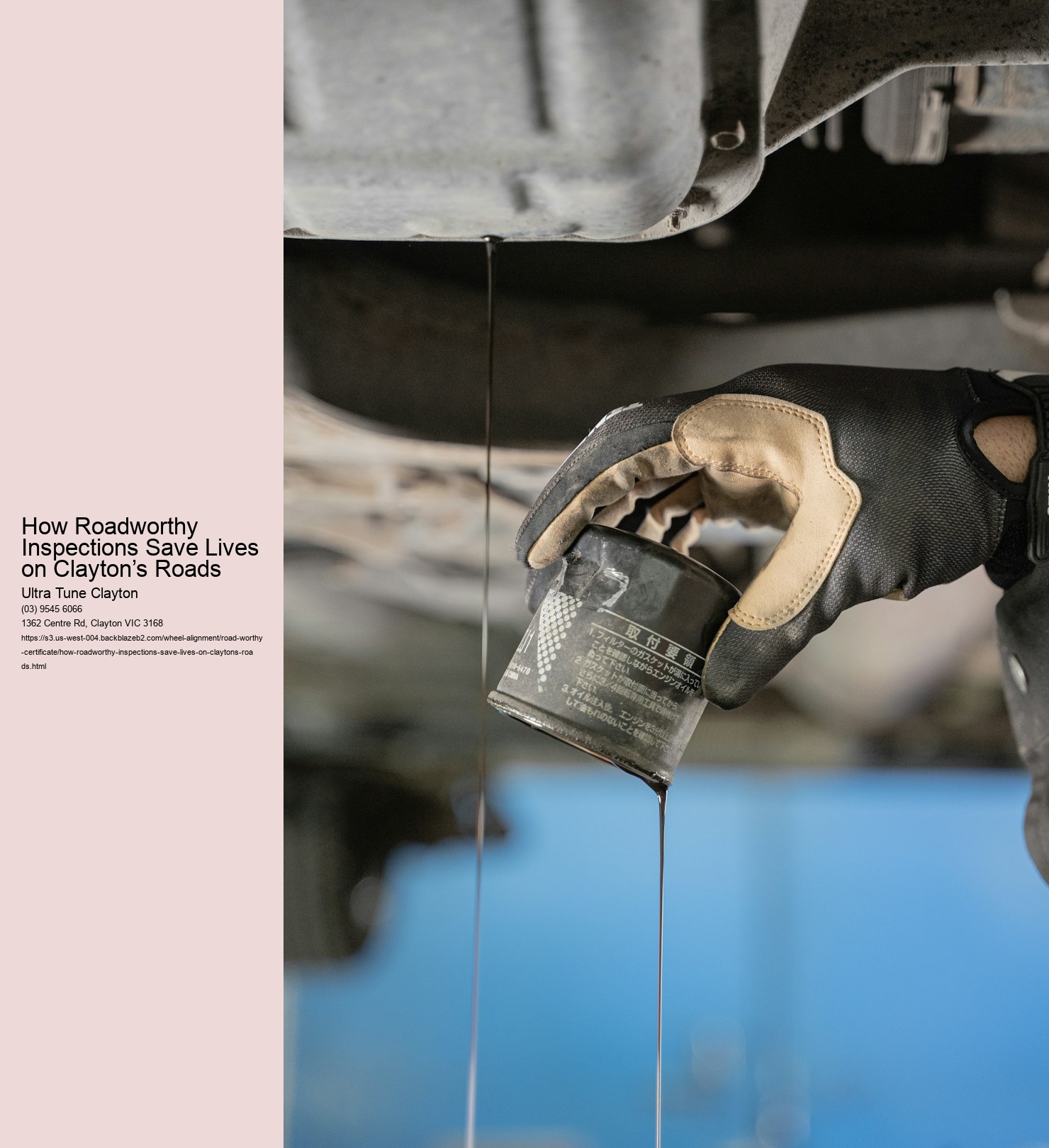 How Roadworthy Inspections Save Lives on Clayton’s Roads