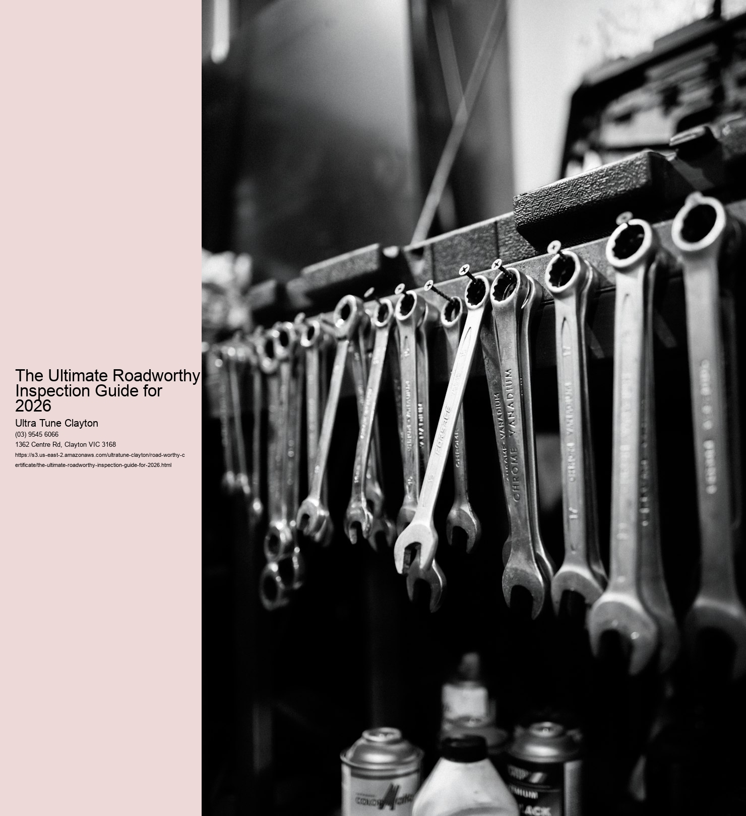 The Ultimate Roadworthy Inspection Guide for 2026