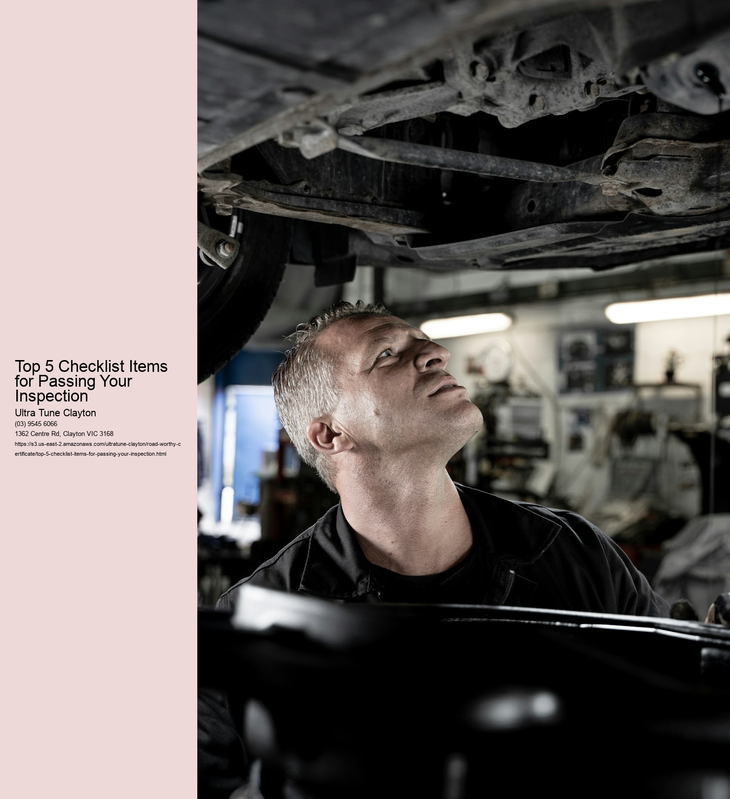 Top 5 Checklist Items for Passing Your Inspection