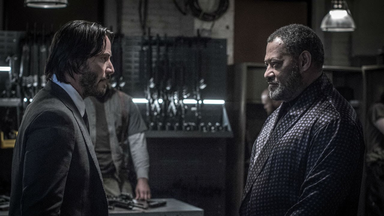 john-wick-2 - John-Wick e Morpheu (Reeves Fishburne)