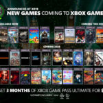 Todos os títulos do Xbox Game Pass chegando e saindo