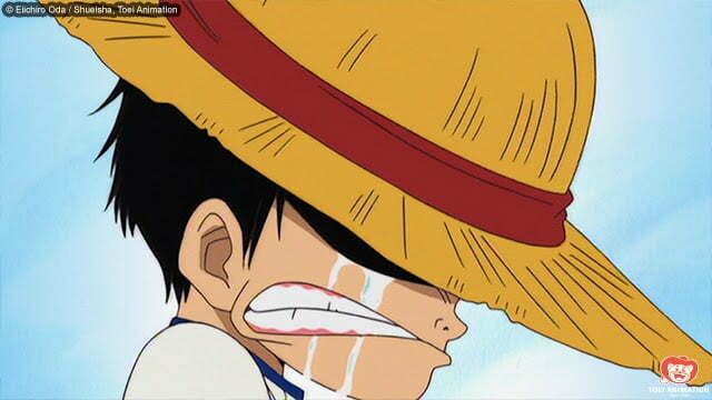 Luffy pega o chapéu de palha Luffy pega o chapéu de palha