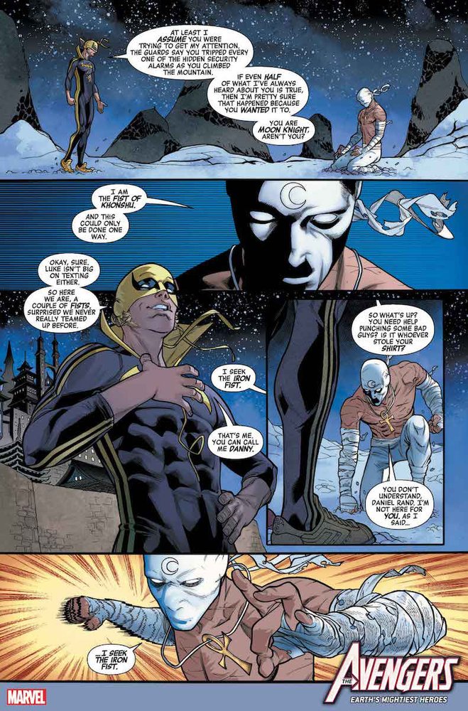 AVENGERS # 33 Traz no MOON KNIGHT um 'épico de super-herói com várias camadas'