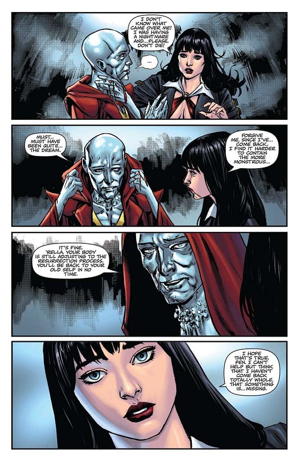 Comentários de Thomas E. Sniegoski sobre Vingança de Vampiros #7