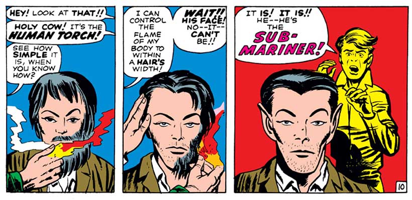 Namor voltou no Quarteto Fantástico nº 4 de 1962.