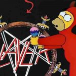 Capas de álbuns de metal com personagens dos Simpsons ganham internet 1