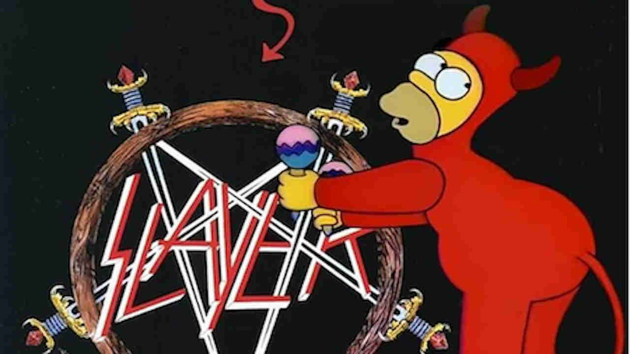 Capas de álbuns de metal com personagens dos Simpsons ganham internet 1