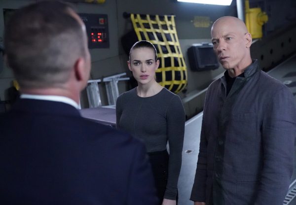 agentes-de-escudo-joel-stoffer-elizabeth-henstridge em escala