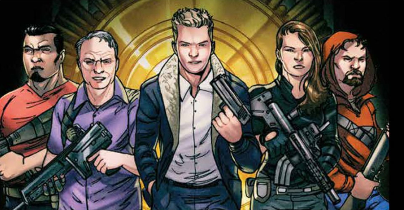 EXCLUSIVO: Criadores de Black Jackets Steven Grant e Shane Riches falam sobre novo livro político 1