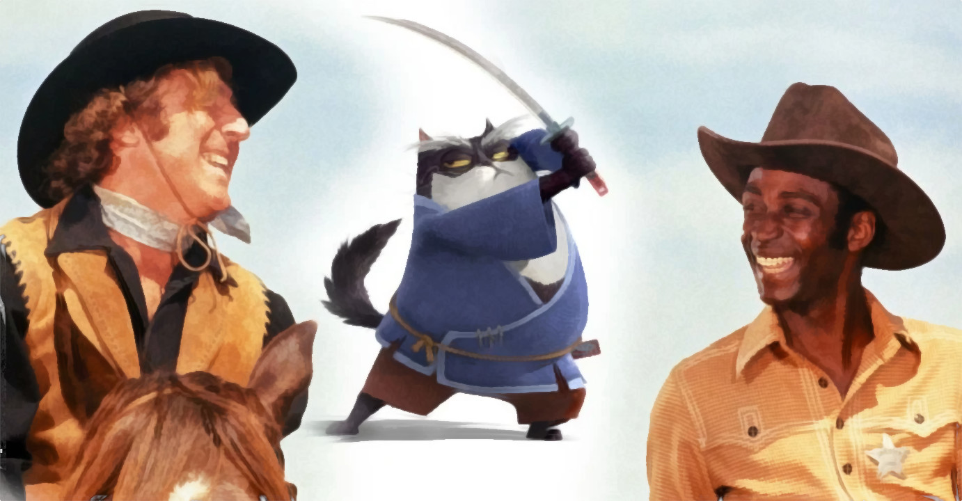 Blazing Saddles Is Being Remade como um filme animado de samurai sobre cães e gatos 1
