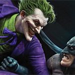 Diretor de arte de God of War estreia uma variante de guerra do assassino Batman#100 Joker