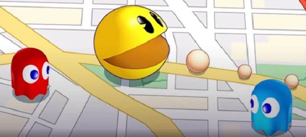 Google Maps com fases de Pac-Man em Jogo de realidade aumentada 7