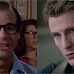 Parece que Chris Evans não está feliz com Rick Moranis levando um soco no saco