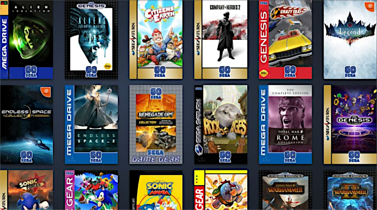 A Sega está fazendo liquidação de 60 anos na Steam e mudando a arte da capa dos jogos