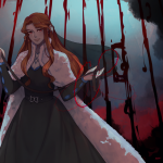 Castlevania Cosplay apresenta uma a vilã vampira Lenore