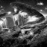 Godzilla Vs Kong e Dragon Ball Crossover Arte transformam Kong em um grande macaco 2