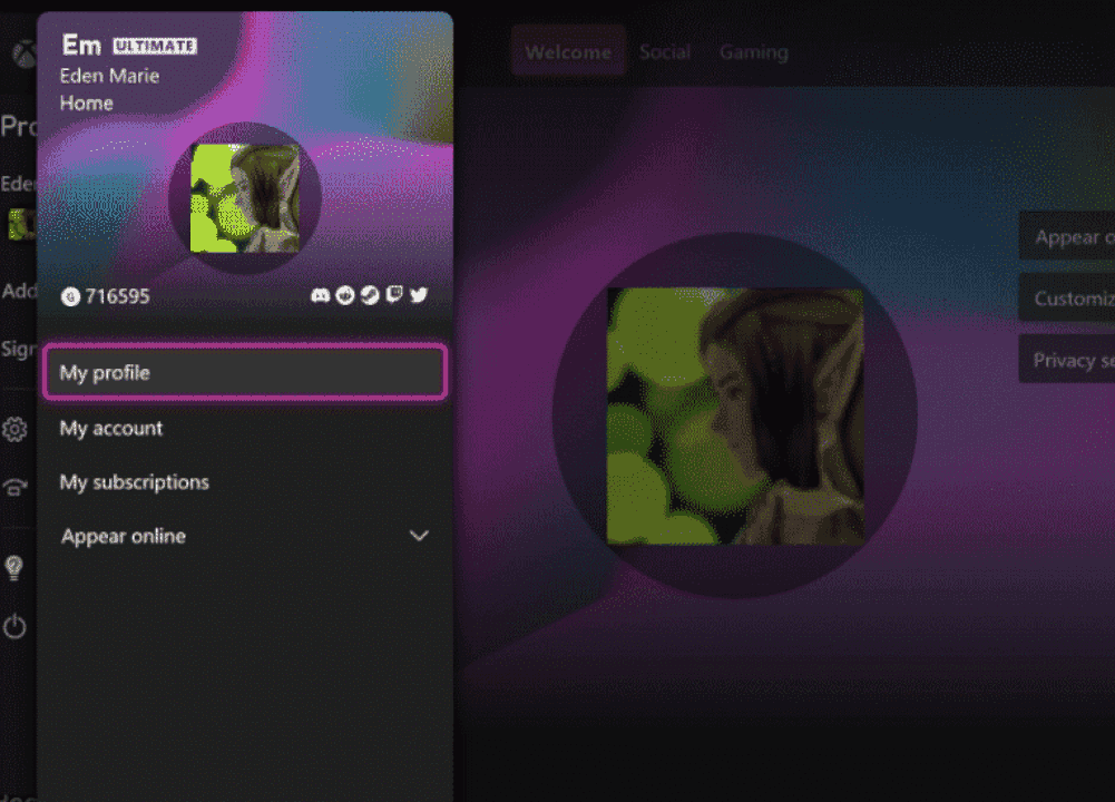 A atualização do Xbox permite que você use o Xbox 360 Gamerpic