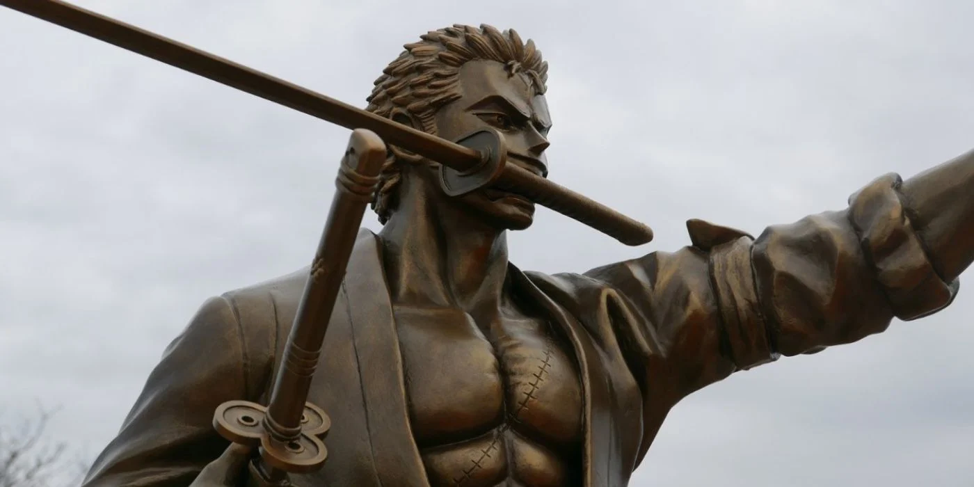 One Piece: Estátua de Zoro erguida na cidade natal do criador da série