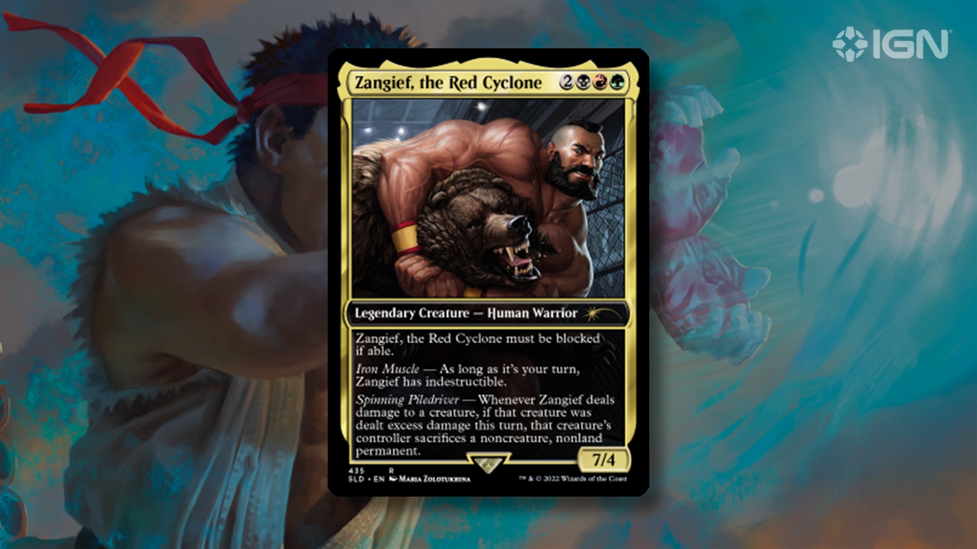 Exclusivo: Crossover Cartas Street Fighter em Magic: The Gathering; Secret Lairs de fevereiro revelados 8