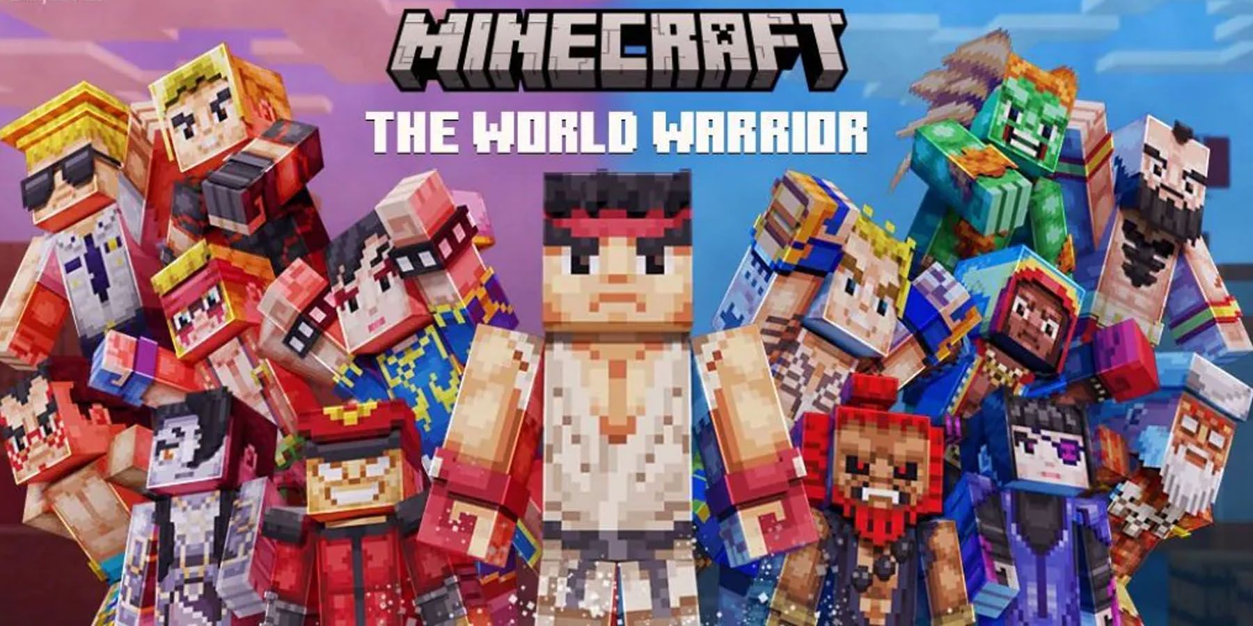 Street Fighter da Capcom chega ao Minecraft como DLC Skin Pack