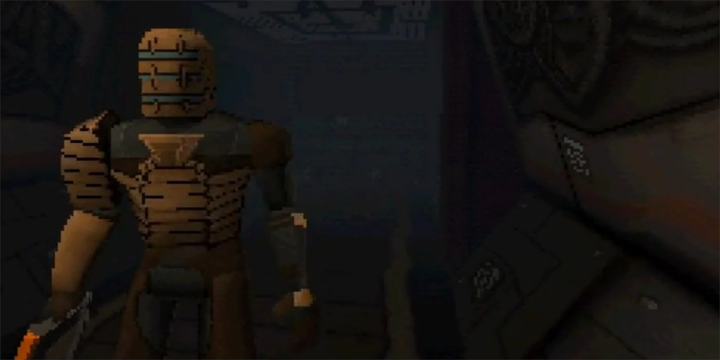 Dead Space PS1 Demake Funde Sci-Fi Survival Com Low Poly