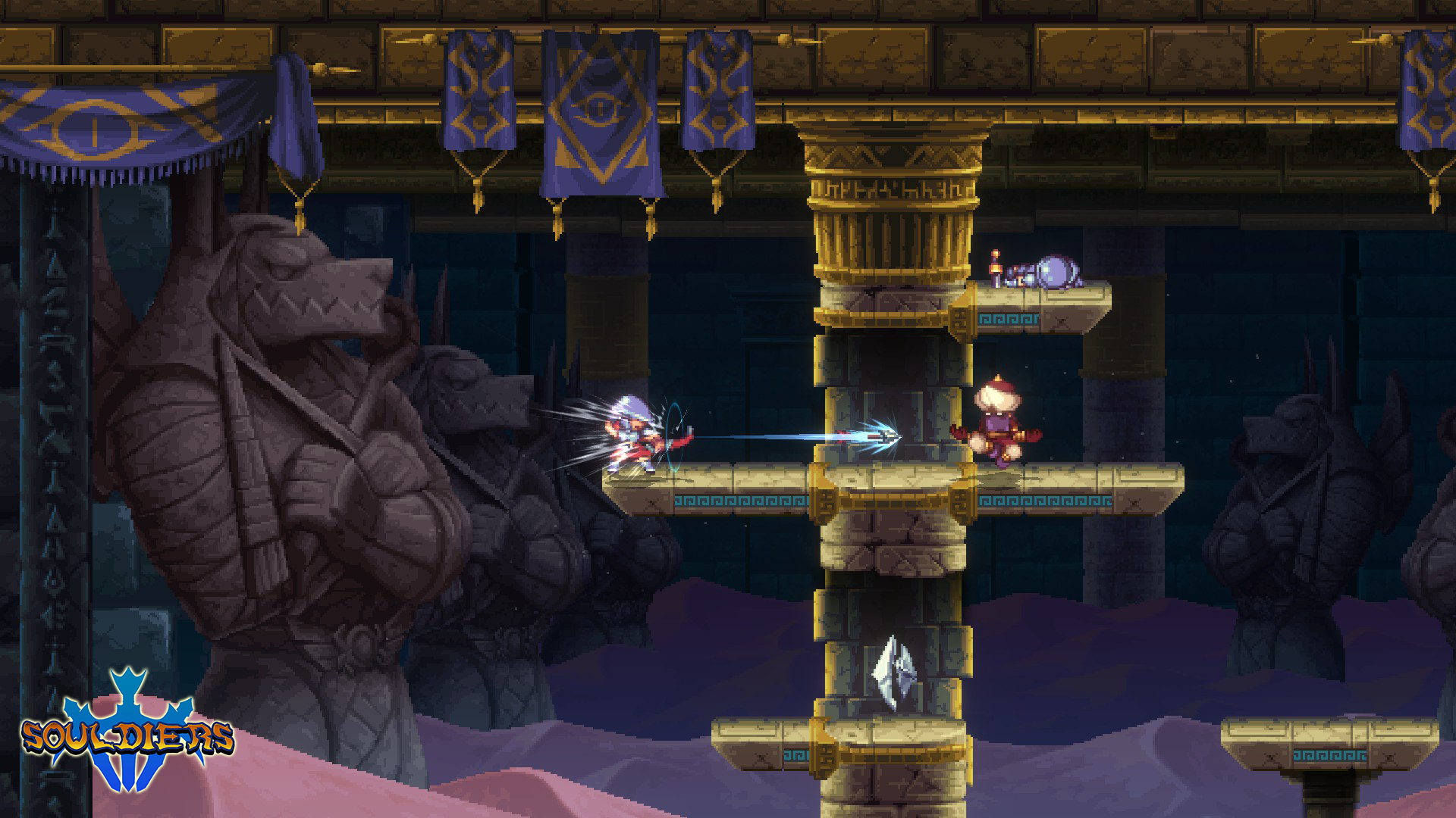 Chegou a hora do lançamento de SOULDIERS O Metroidvania Soulslike mais aguardado do ano 9