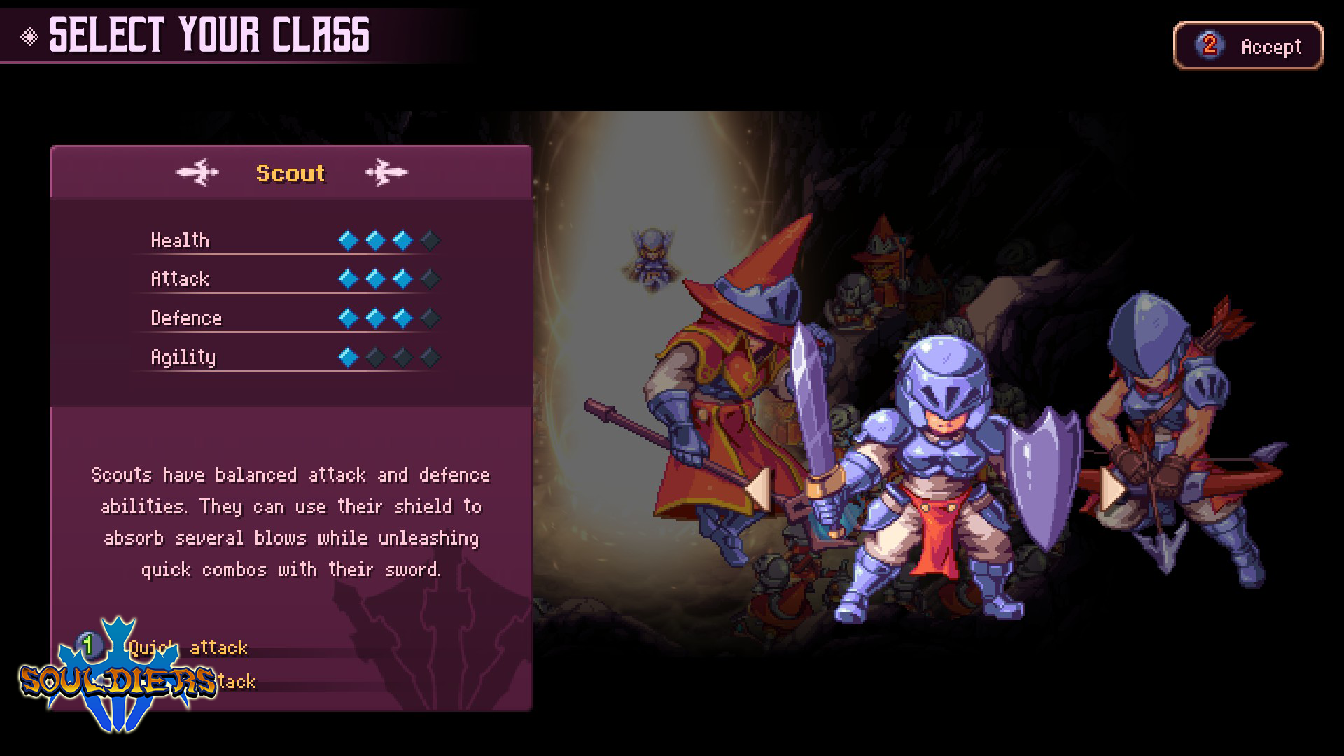 Chegou a hora do lançamento de SOULDIERS O Metroidvania Soulslike mais aguardado do ano 2