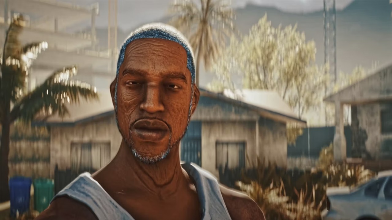 GTA San Andreas Conceito de sequência vê CJ retornar à Grove Street na UE5