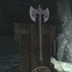 Jogador de Skyrim encontra estranho machado de batalha que cura inimigos